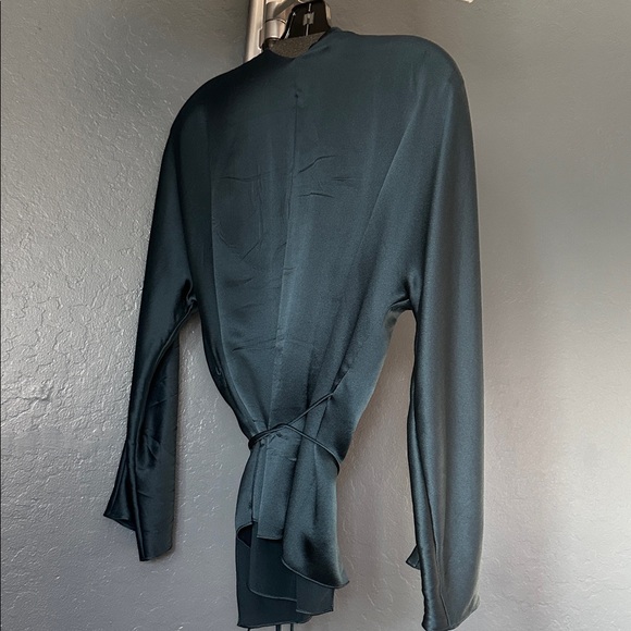 Vince Dark Teal two piece set top and skirt - Picture 5 of 11